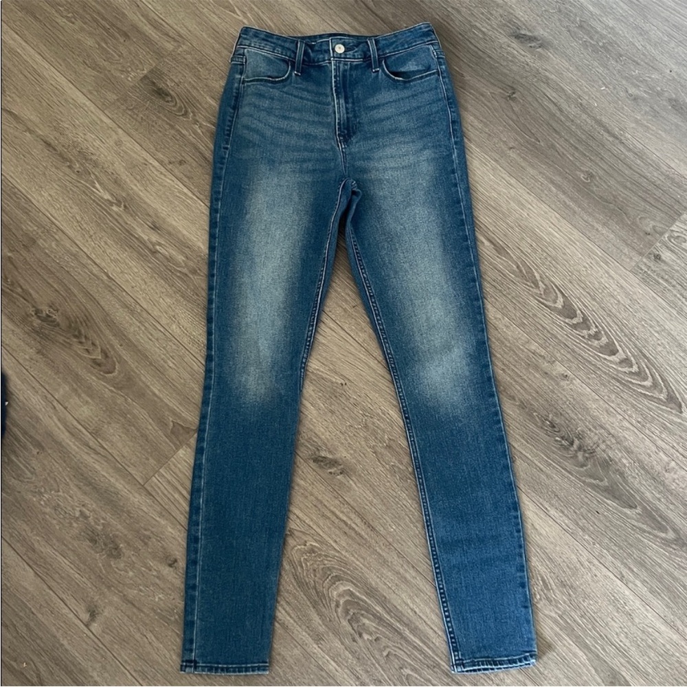 Old Navy High-Rise Super-Skinny Jeans Blue Wash Size 4